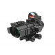 Rhino 4X32 Scope with Micro Red Dot Sight [THETA OPTICS]